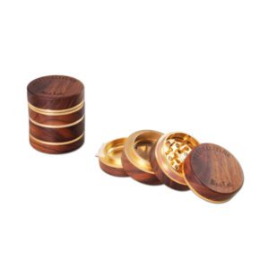 Black Leaf Al./Wood Grinder 4-dijelni zlatni