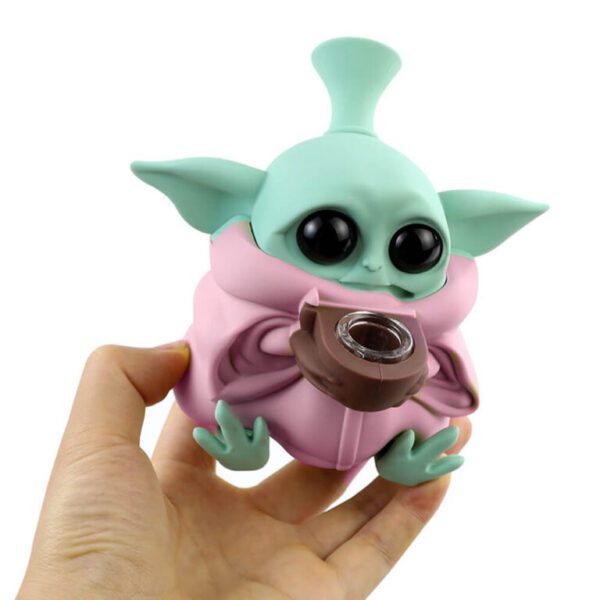 Alien Bong Pink Silikonski - Slika 2