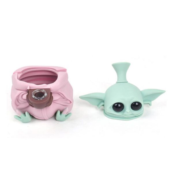 Alien Bong Pink Silikonski - Slika 3