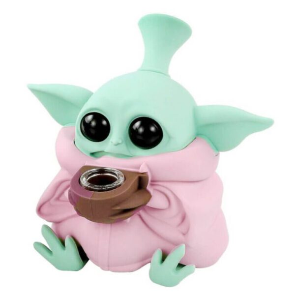 Alien Bong Pink Silikonski