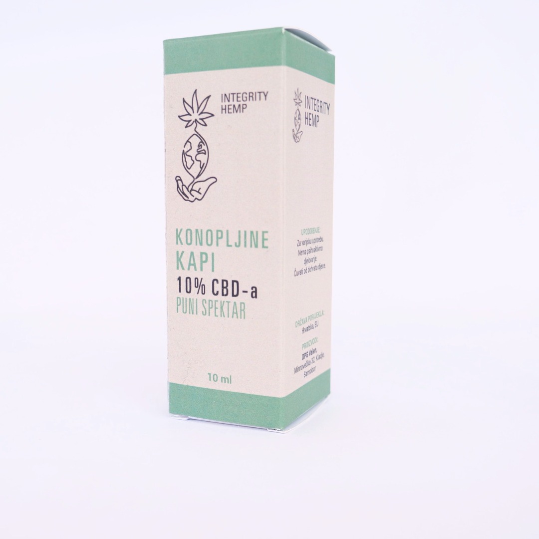 CBD kapi (10%) 10ml - Puni spektar