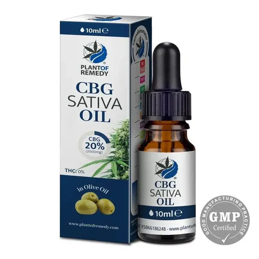 Plant Of Remedy Cannabis Sativa Ulje 20% Cbg , 10 ml