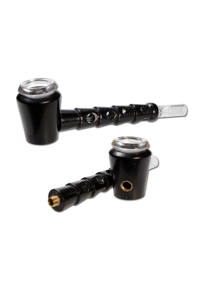 Lula drvena sa staklenom zdjelom